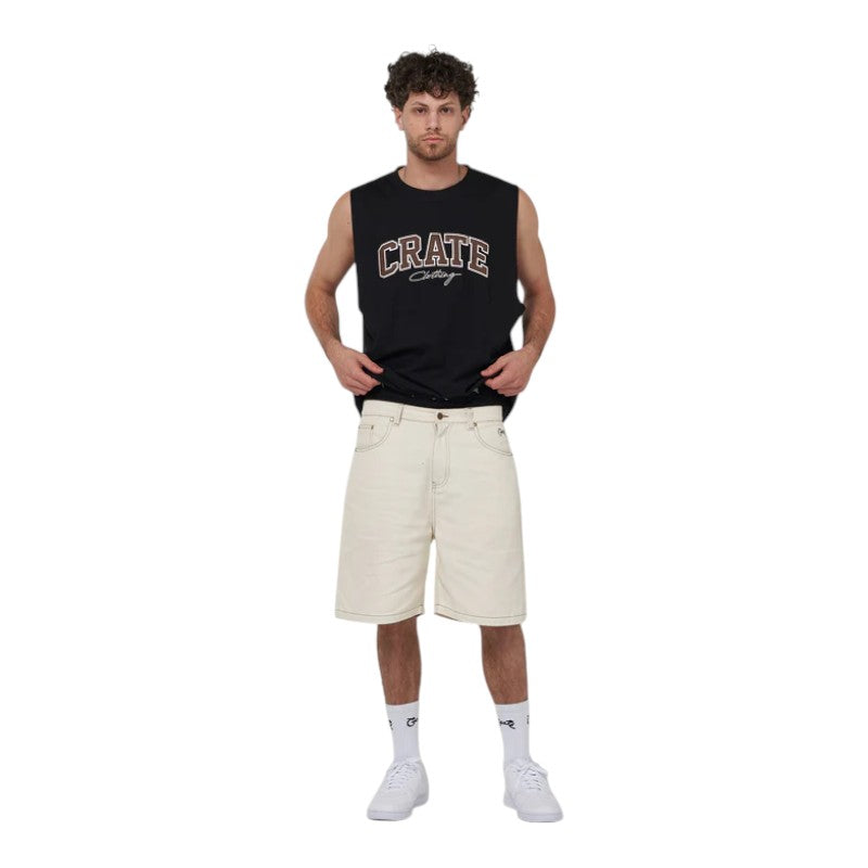 Crate Denim Shorts - Tofu
