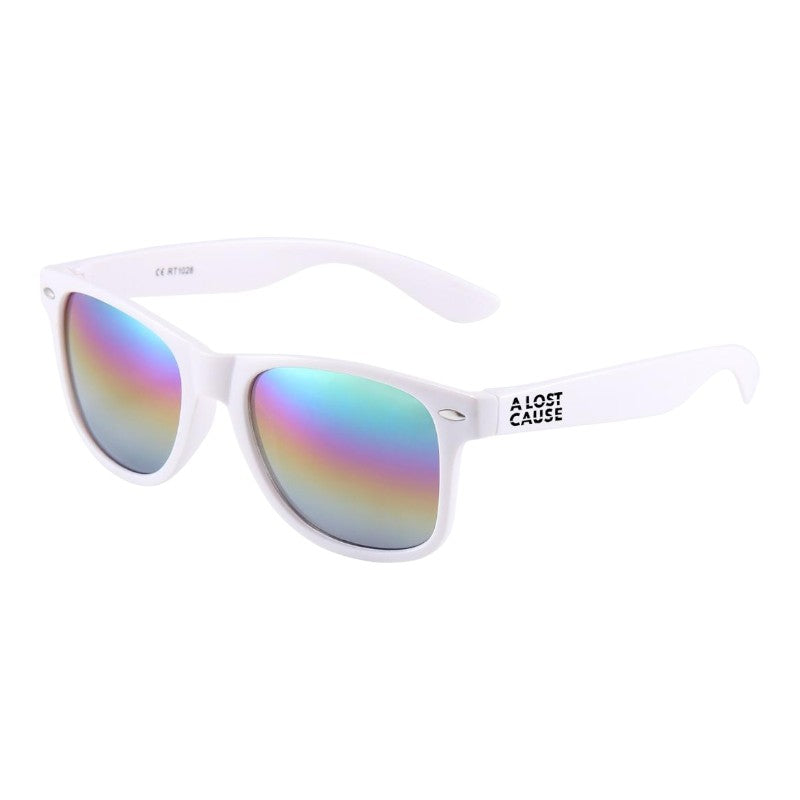 ALC Beach Bum Sunglasses - White/Mirror