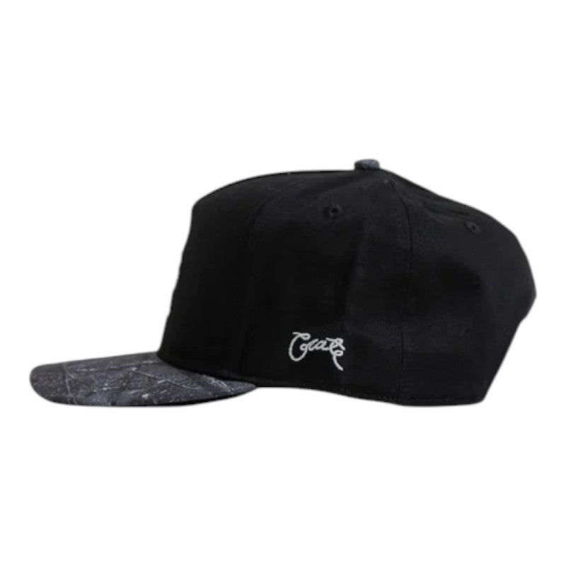 Crate Scripted Tree Camo Snapback - Black/Camo