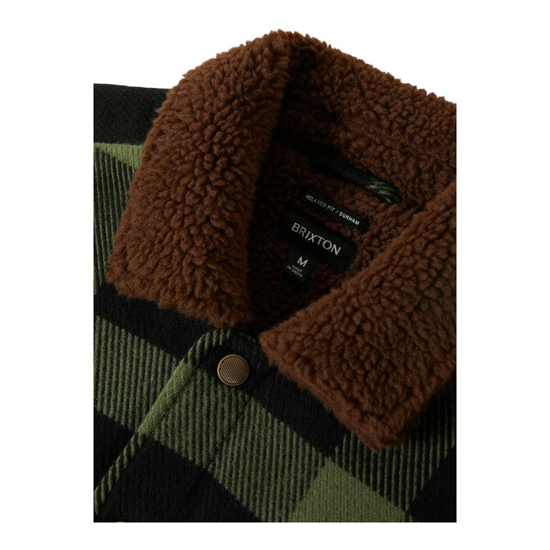Brixton Durham Lined Jacket - Black/Wild Green