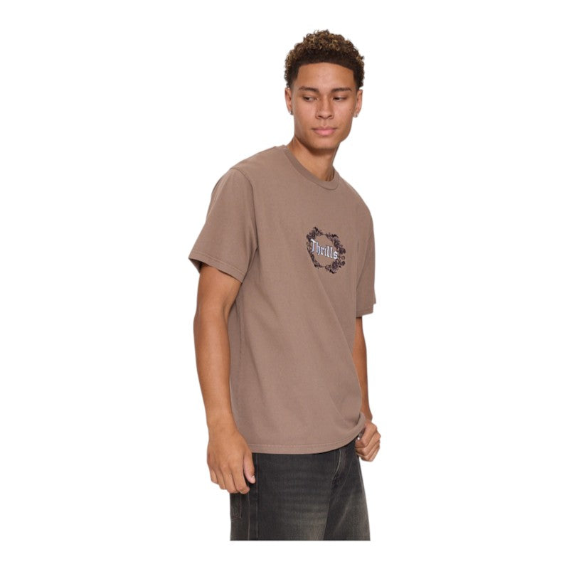 Thrills Wreath Of Desire Embro Merch Fit Tee - Falcon