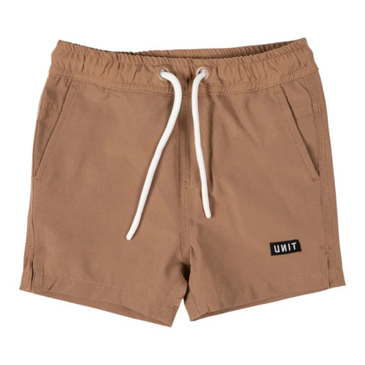 Unit Elastic Block Youth Short - Khaki