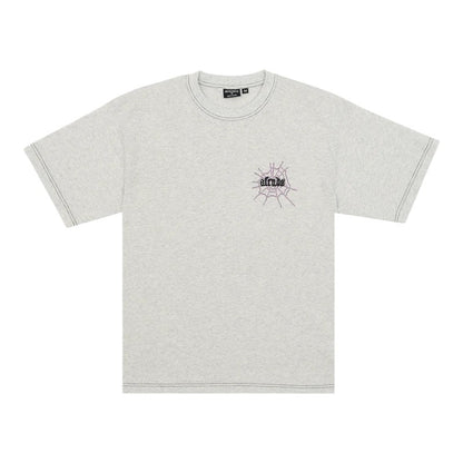 Afends Tangled Boxy Tee - Grey Marle