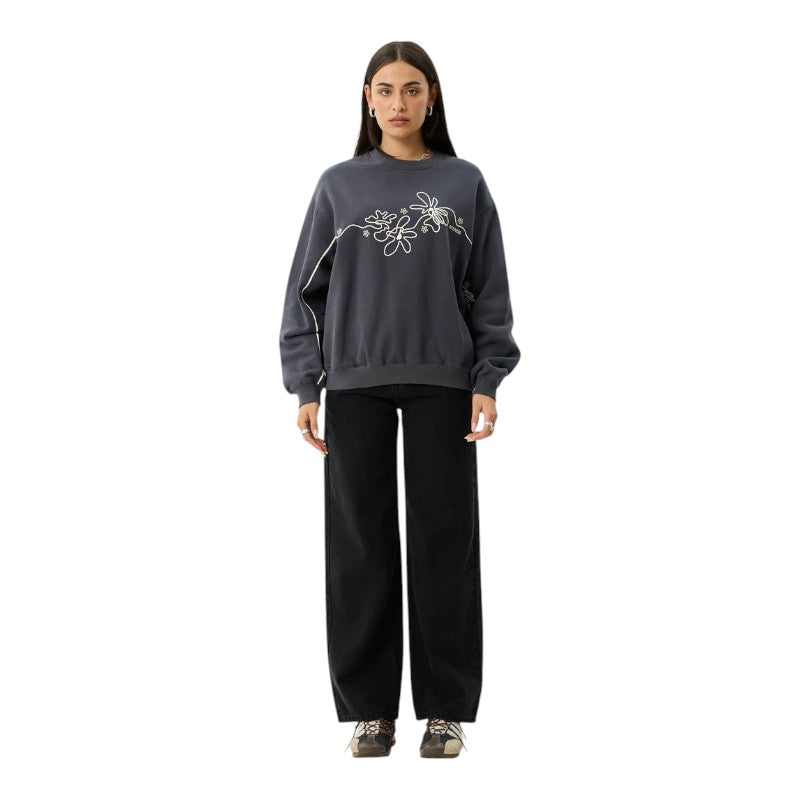 Afends Locket Crew - Charcoal