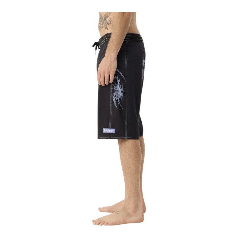 Afends Scorpius Surf Related V2 Boardshort - Black