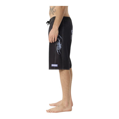 Afends Scorpius Surf Related V2 Boardshort - Black