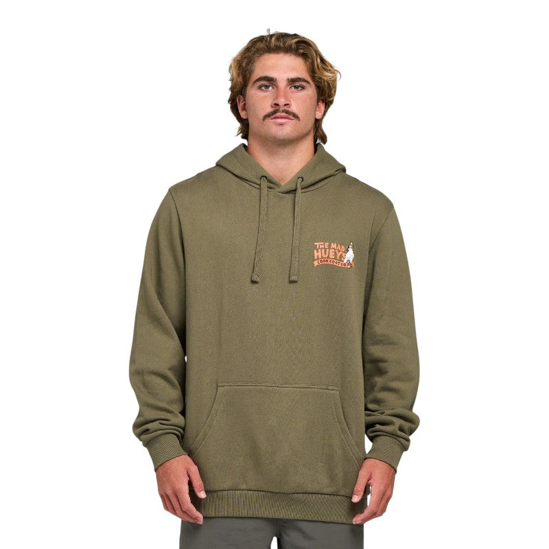 Mad Hueys Cookedatoo Ahoy Pullover Hood - Olive