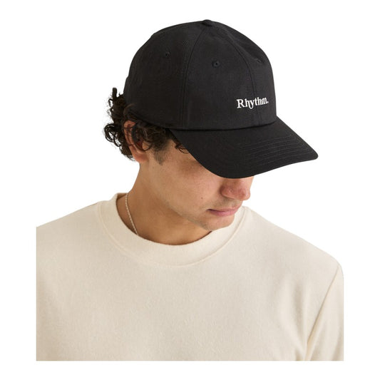 Rhythm Essential Brushed Twill Cap - Black