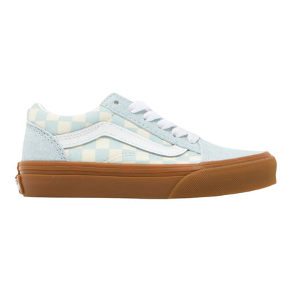 Vans Old Skool Youth - Gum Check Dawn Mist