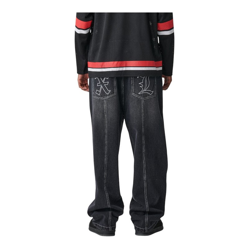 Xlarge Old English Baggy Denim 91 Pant - Worn Black