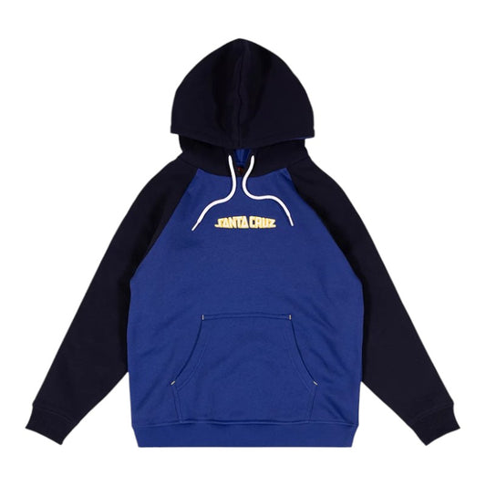 Santa Cruz Youth Fisheye Strip Front Hood - Dark Blue