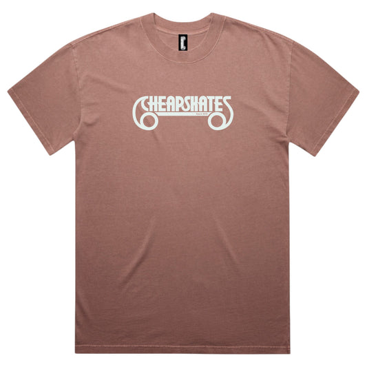 Cheapskates Heavy Faded OG Borderless Tee - Pink
