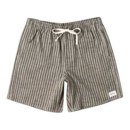 Rhythm Texture Stripe Jam Shorts - Natural