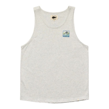J.A.F Tagged & Released Singlet - Silver Marle
