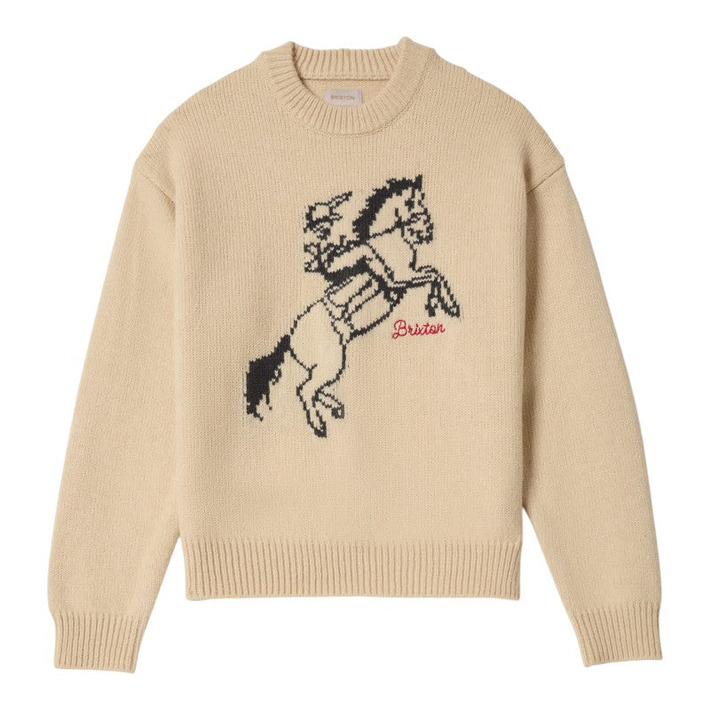 Brixton Ranching Club Sweater - Whitecap