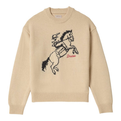 Brixton Ranching Club Sweater - Whitecap