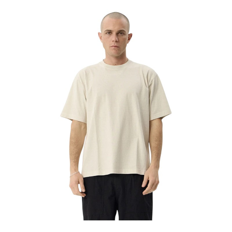 Afends Genesis Heavyweight Boxy Tee - Moonbeam