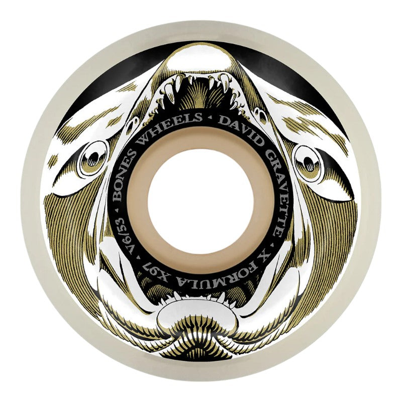Bones X Formula Wheels Gravette Salmon Widecut V6 - 97A