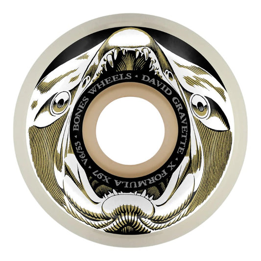 Bones X Formula Wheels Gravette Salmon Widecut V6 - 97A