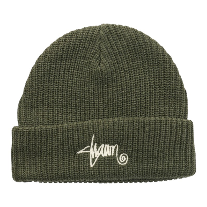 SDouble Shawn Script Mid Beanie - Forest