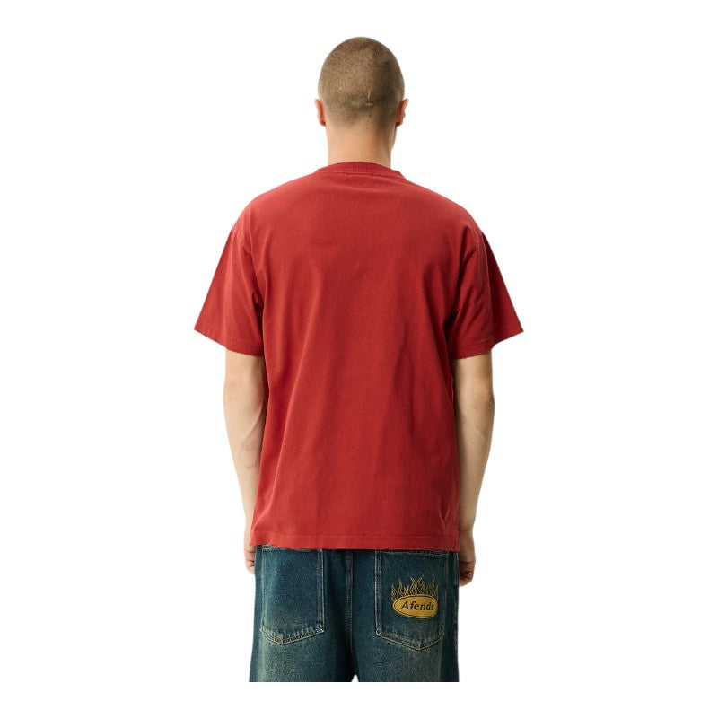 Afends Devotion Heavyweight Boxy Tee - Vintage Ketchup