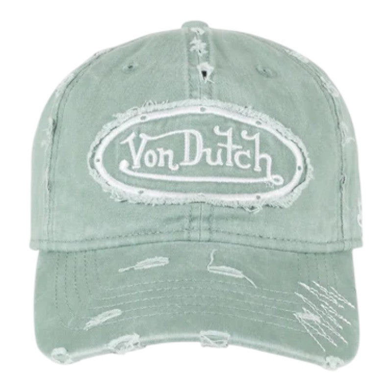 Von Dutch Chain Stitch Dad Cap - Sage