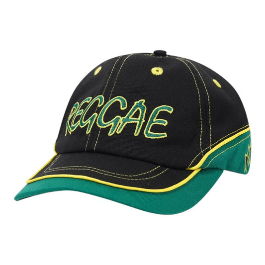 Butter Goods Dub 6 Panel Cap - Black/Green