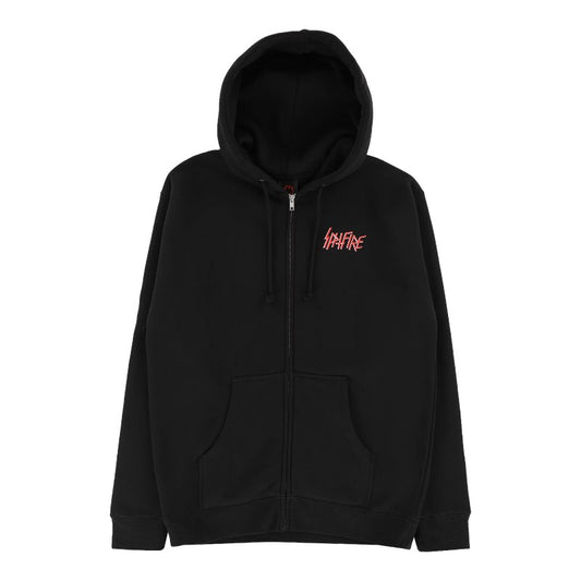 Spitfire Zip Hood Undead - Black