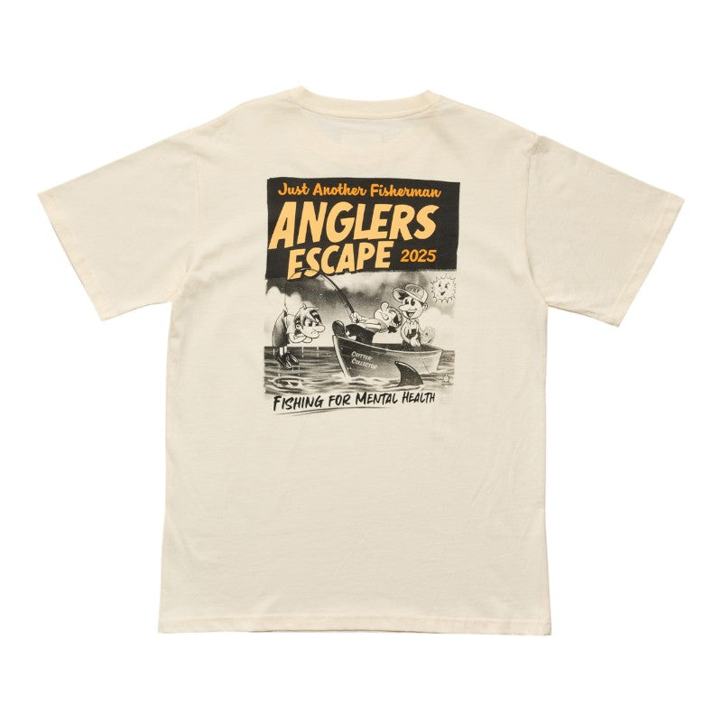J.A.F Anglers Escape Tee - Antique White