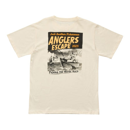 J.A.F Anglers Escape Tee - Antique White