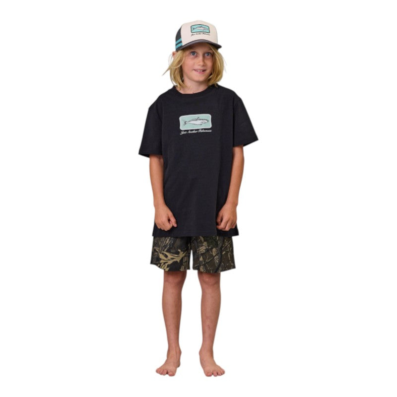 J.A.F Youth Kahawai Tee - Black