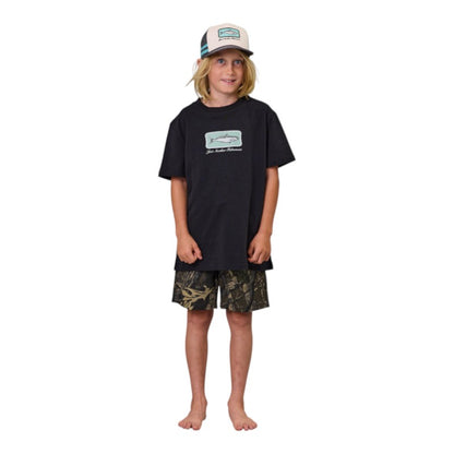 J.A.F Youth Kahawai Tee - Black