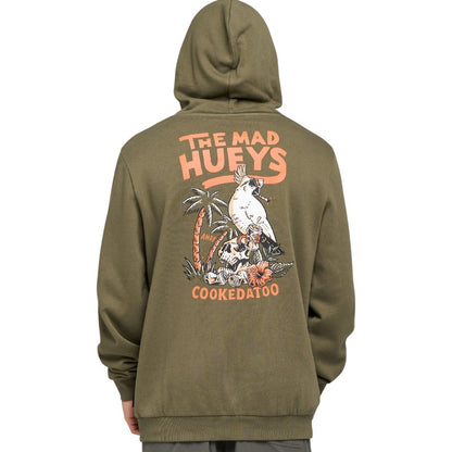 Mad Hueys Cookedatoo Ahoy Pullover Hood - Olive