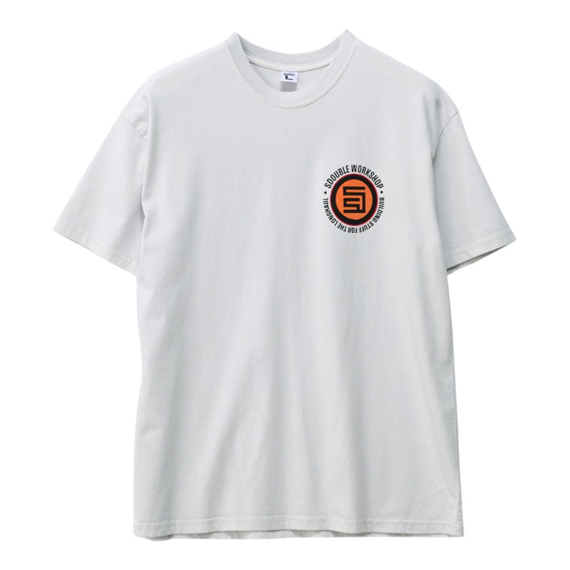 SDouble Workshop Dot Tee - Pigment Silver