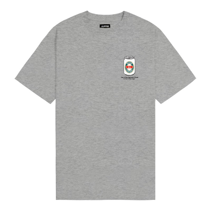 Huffer X Steinlager Candy Sup Tee - Grey Marle