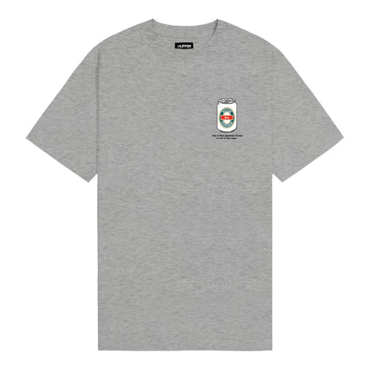 Huffer X Steinlager Candy Sup Tee - Grey Marle