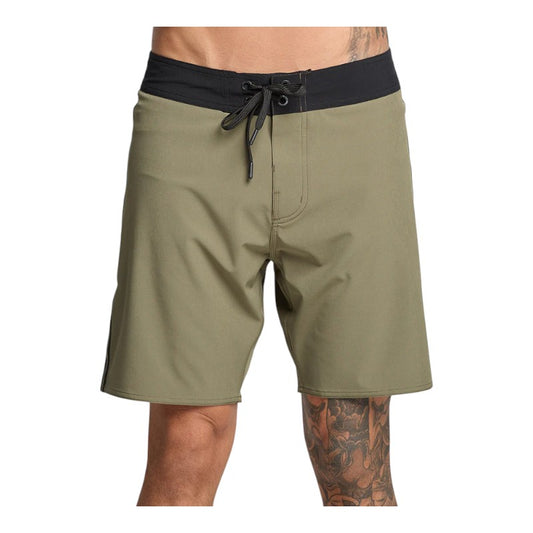 Mad Hueys Send It 18" Boardshort - Olive