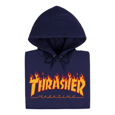 thrasher magazine blue fire pullover