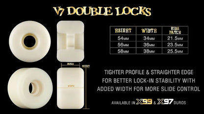 Bones X Formula Wheels Double Locks V7 - 97A