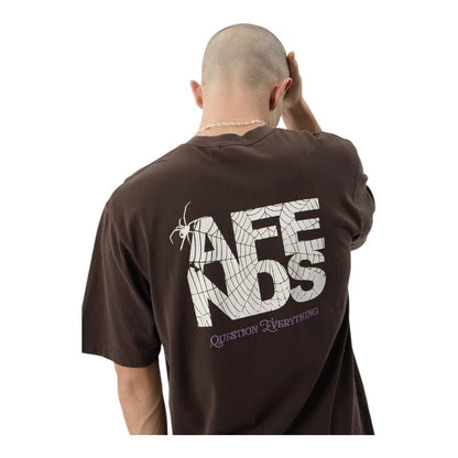 Afends Funnel Retro Tee - Washed Coffee