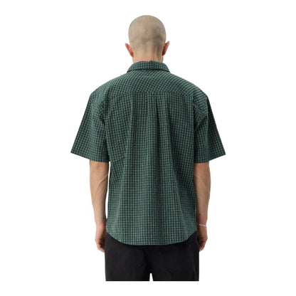 Afends Reverb Shirt - Pine Check