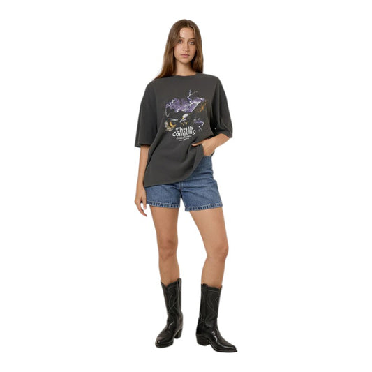 Thrills Flight Risk Oversized Tee - Merch Black