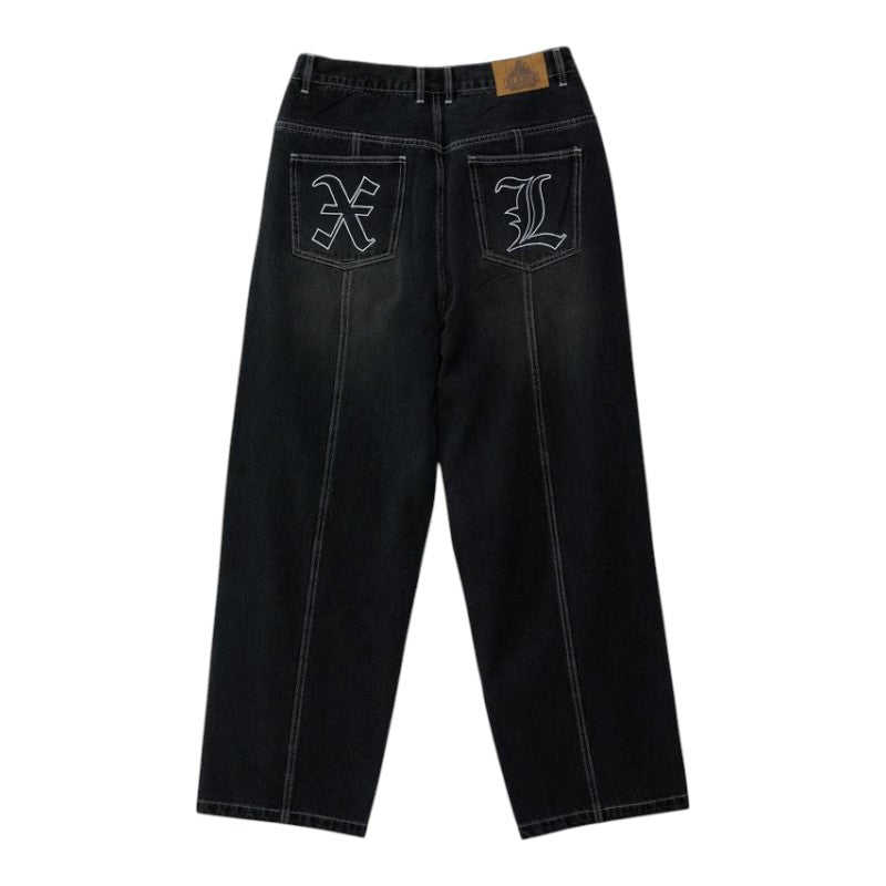 Xlarge Old English Baggy Denim 91 Pant - Worn Black