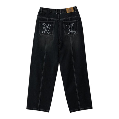 Xlarge Old English Baggy Denim 91 Pant - Worn Black