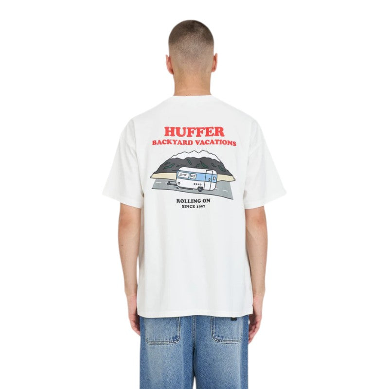 Huffer Block Tee 220/Rollin - Chalk