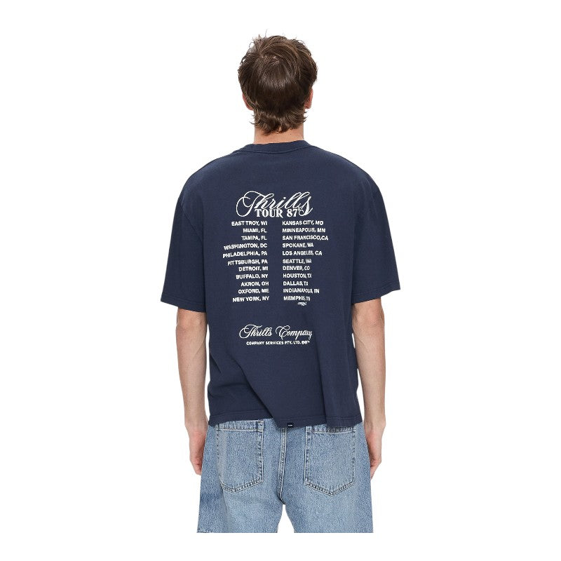 Thrills Superior Power Box Cropped Tee - Total Eclipse