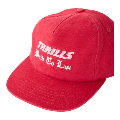 Thrills Built To Win 5 Panel Cap - Racing Red