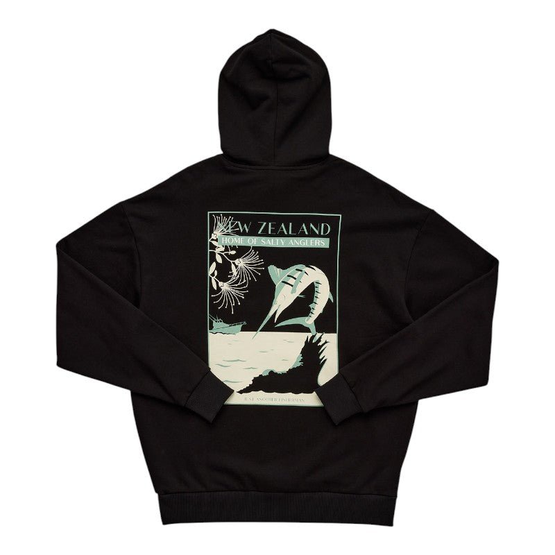 J.A.F Salty Anglers South Hood - Black