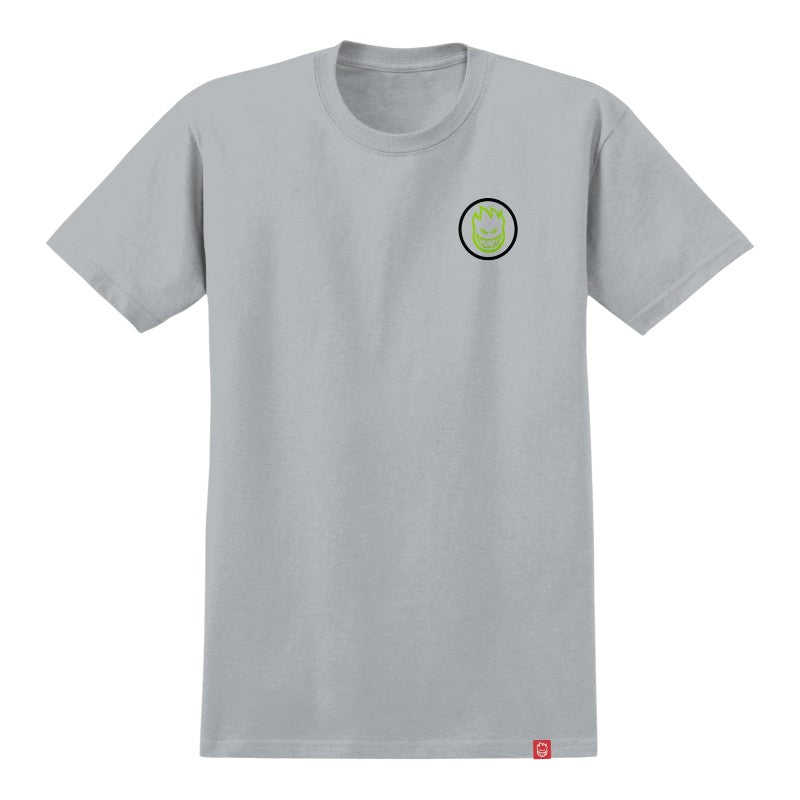 Spitfire Classic Swirl Overlay Tee - Ice Grey