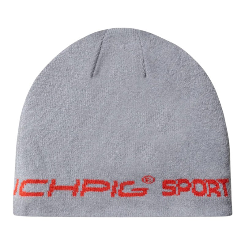 ICHPIG Sportsline Reversible Skull Beanie - Light Grey/Teal